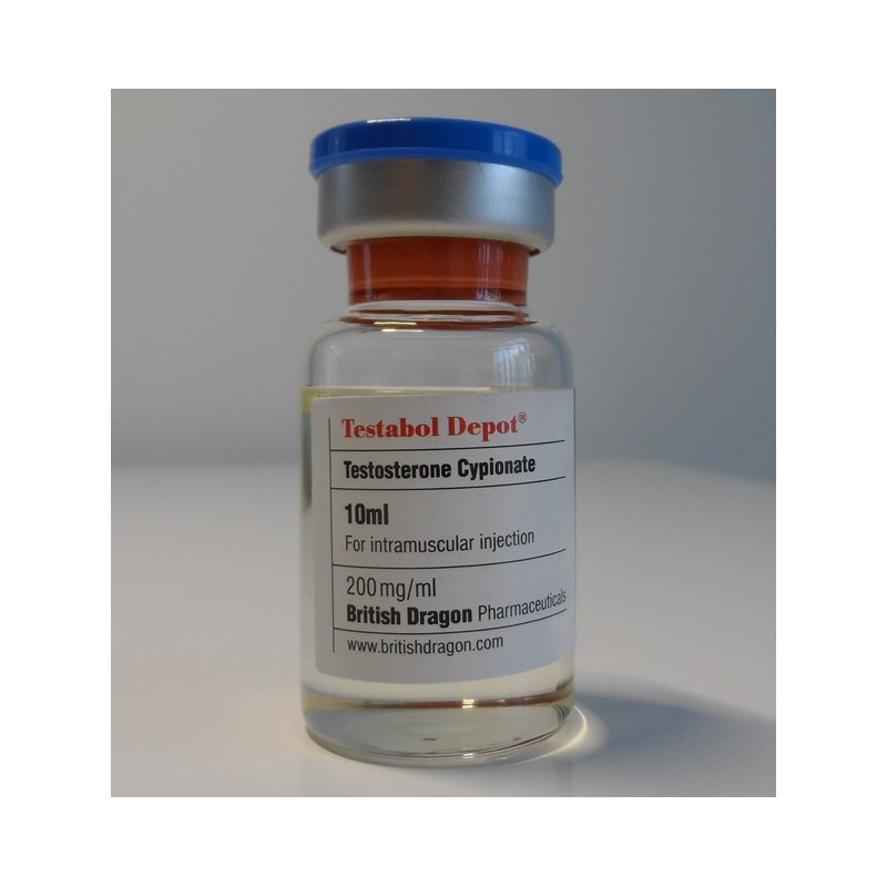 Testabol Depot (Cipionato de testosterona) British Dragon, 200 mg / ml, 10 ml
