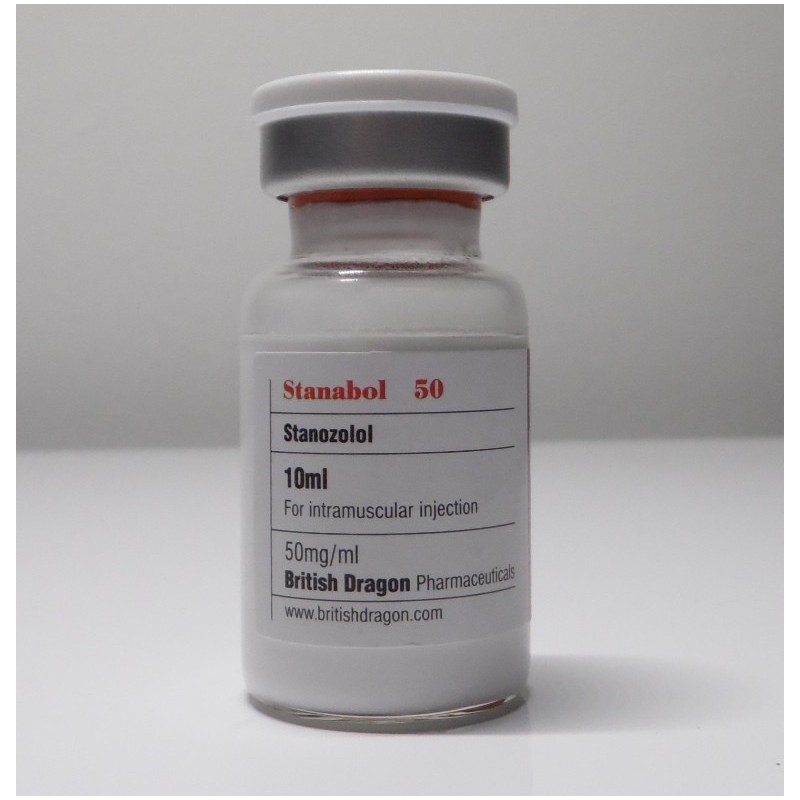 Stanabol 50 (estanozolol) British Dragon, 50 mg / ml, 10 ml