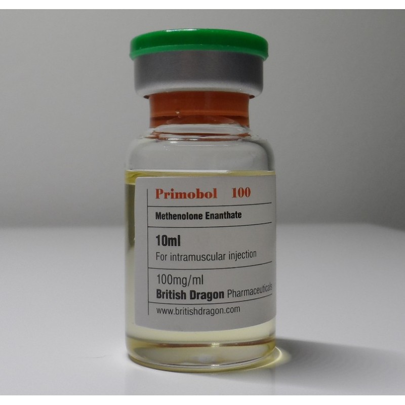 Primobol 100 (metenolone enantato) British Dragon, 100 mg / ml, 10 ml
