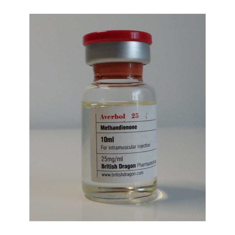 Averbol 25 (Methandienon) British Dragon, 25 mg / ml, 10 ml