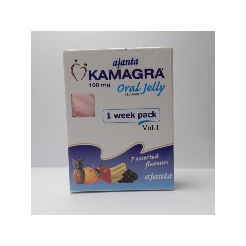 Kamagra Oral Jelly Pack 7 tabletas x 100 mg