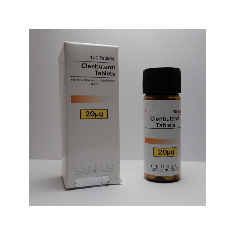 Clenbuterol Tabletten Genesis, 100 Tabletten / 0,02mg