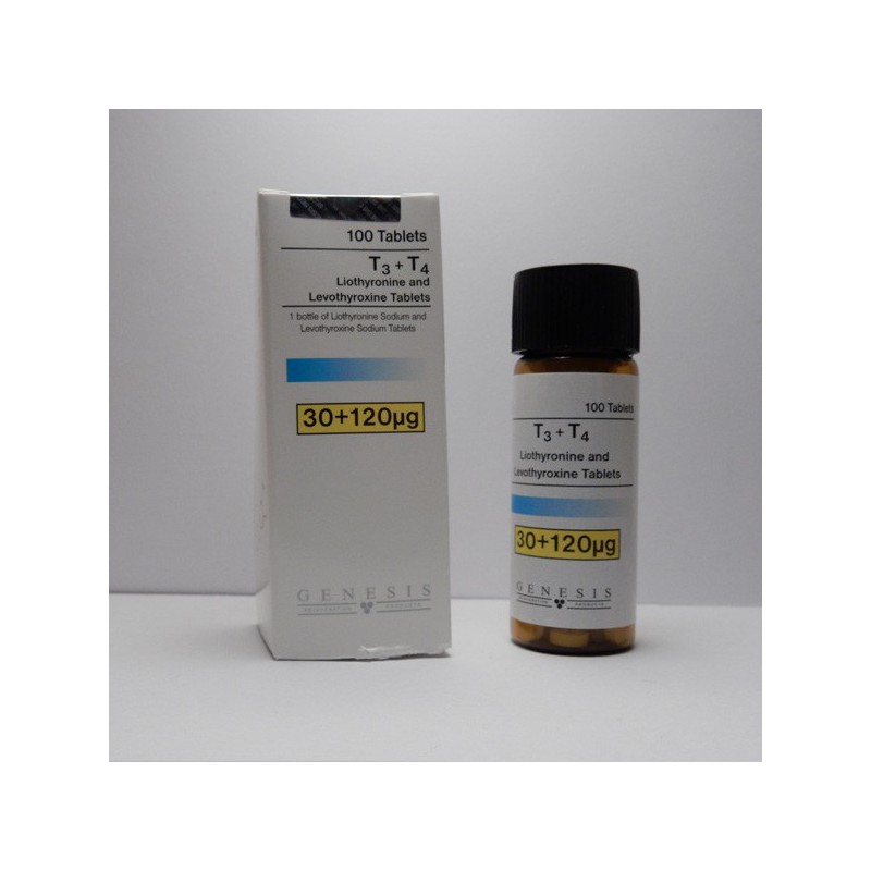 T3 + T4 Genesis 100 comprimidos (30+120mcg/tab.)