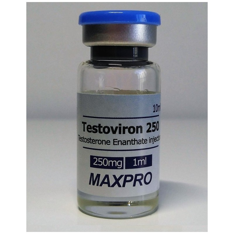 Testoviron 250, Enanthate de testostérone, Max Pro, 250 mg/ml, 10 ml