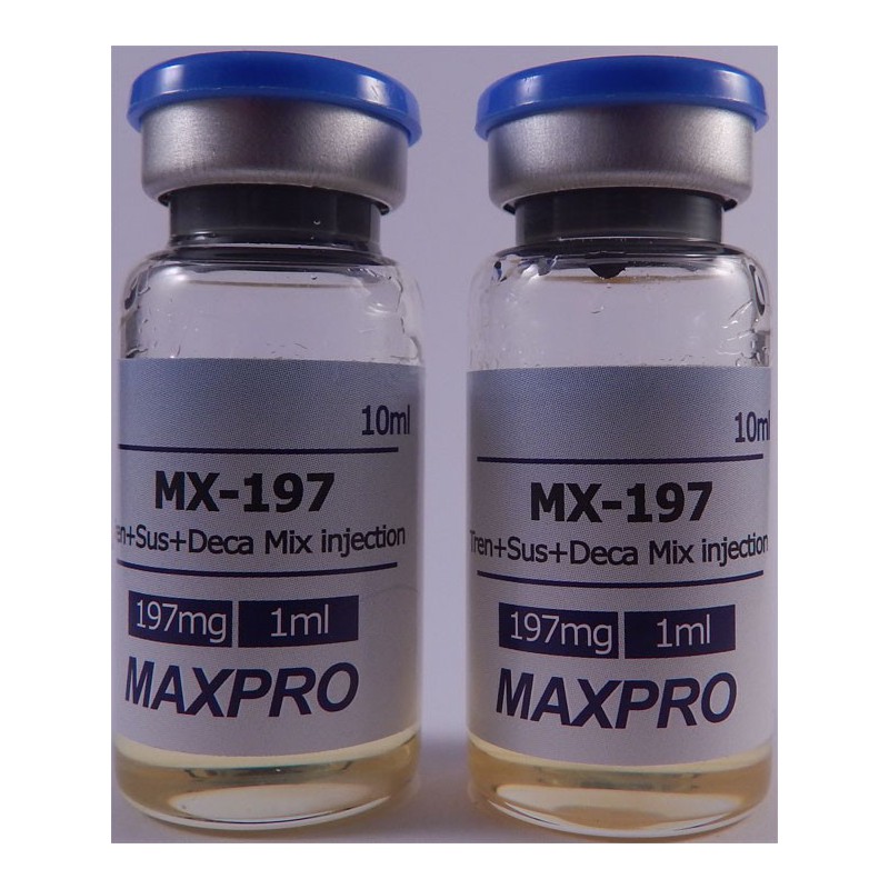 MX 197, Nandrolone, Trenbolone, Miscela di testosterone, Max Pro, 197 mg/ml 10 ml