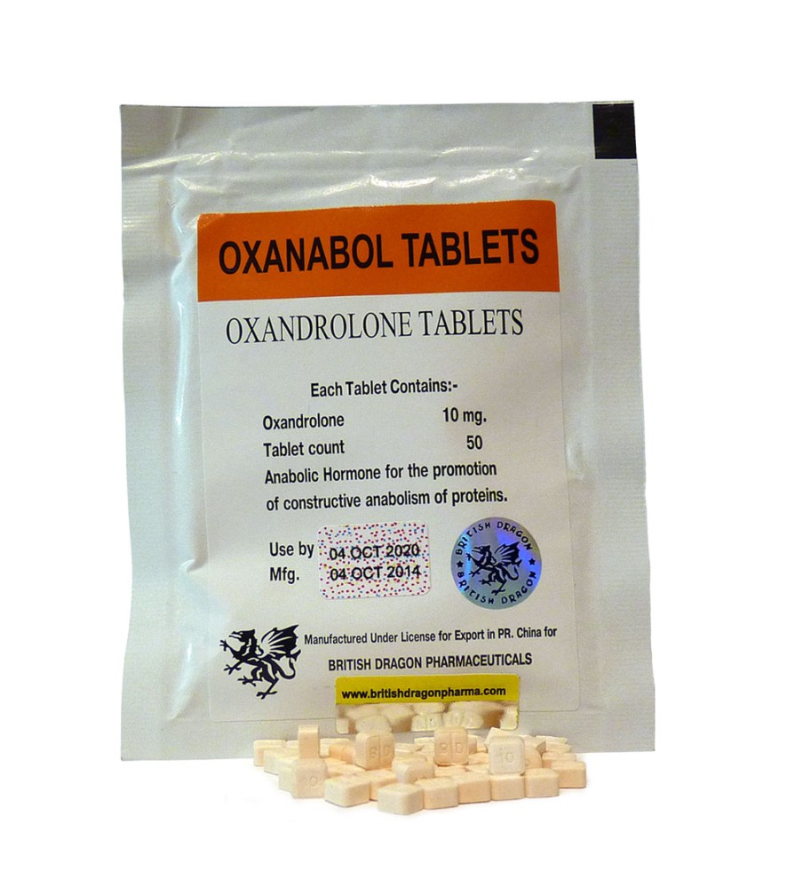 Oxanabol (Oxandrolone) British Dragon, 100 tabs / 10 mg