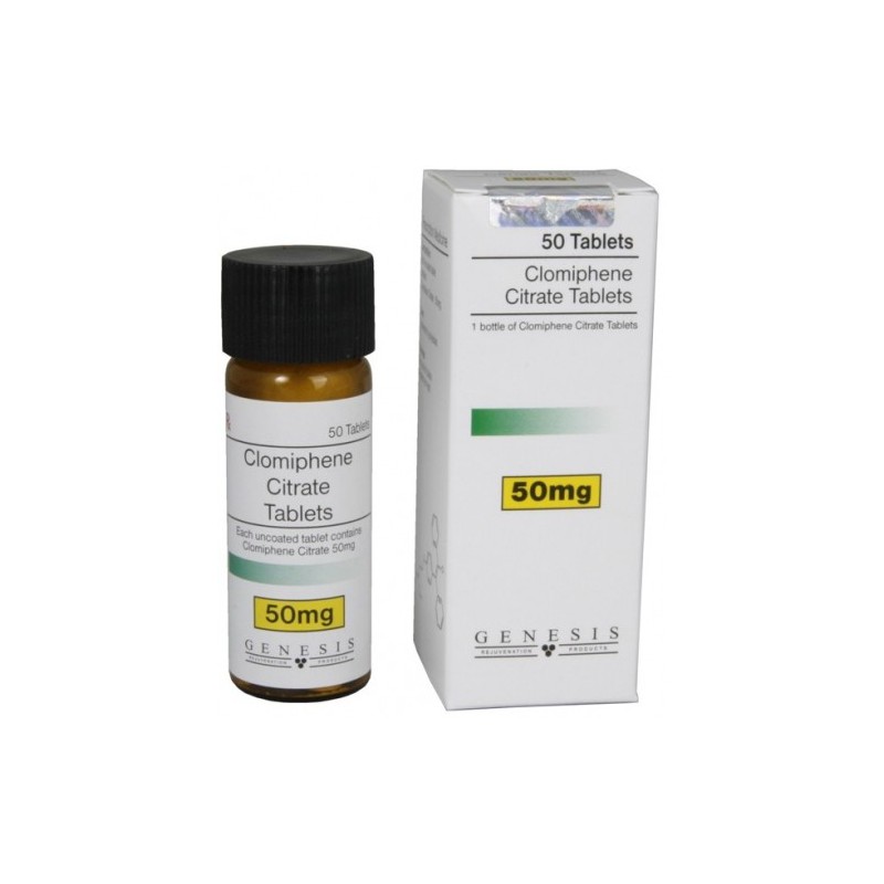 Clomifene citrato (clomifene citrato) Genesis, 50 compresse / 50 mg