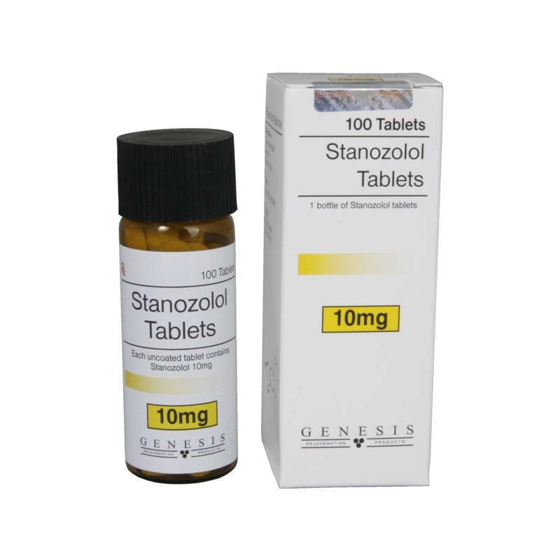 Comprimés de stanozolol Genesis, 100 comprimés / 10 mg